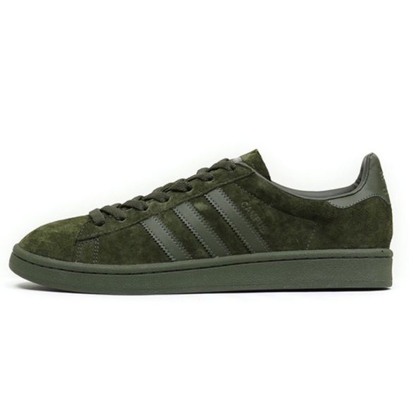 Adidas Originals Campus in Dark Cargo Green US Men’s Size 10.5 - Picture 7 of 7